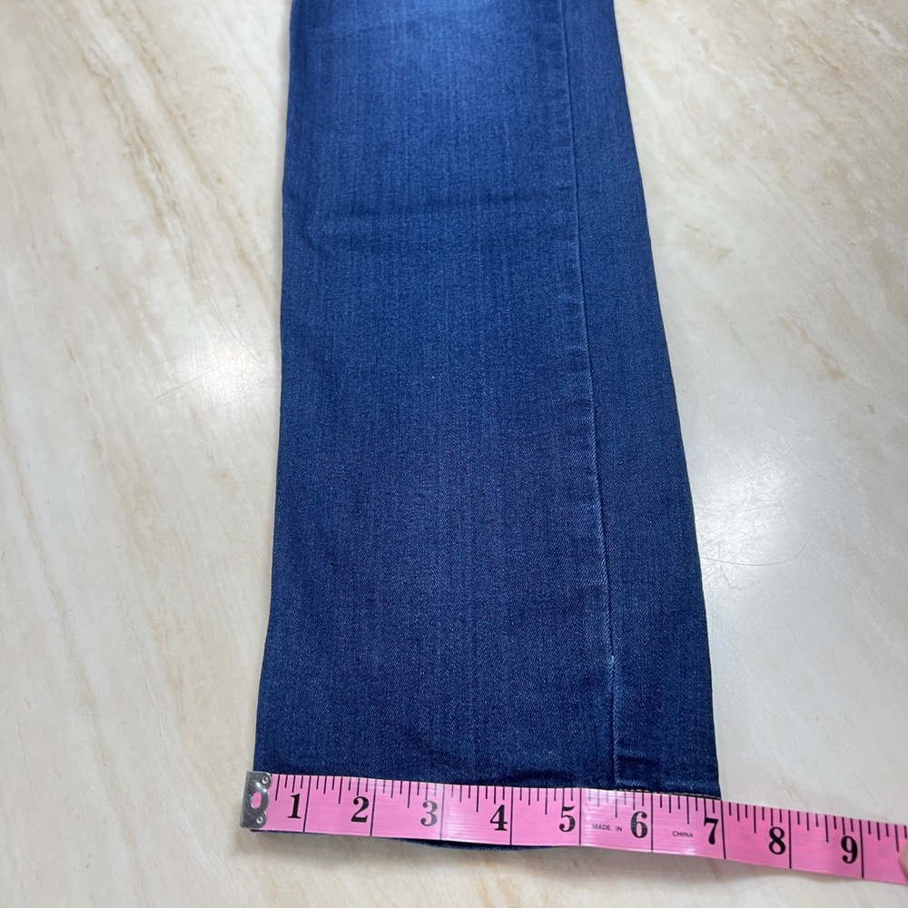 Paige Jeans Womens 32 Blue Straight Leg Denim Medium Wash Made in USA - Picture 15 of 15